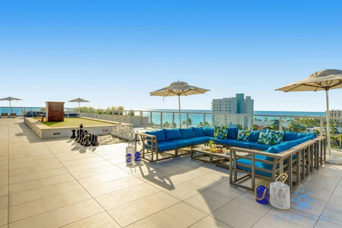 Tropical Oasis - Rooftop Pool- Near Beach - Gym Apartment Hollywood Exterior photo