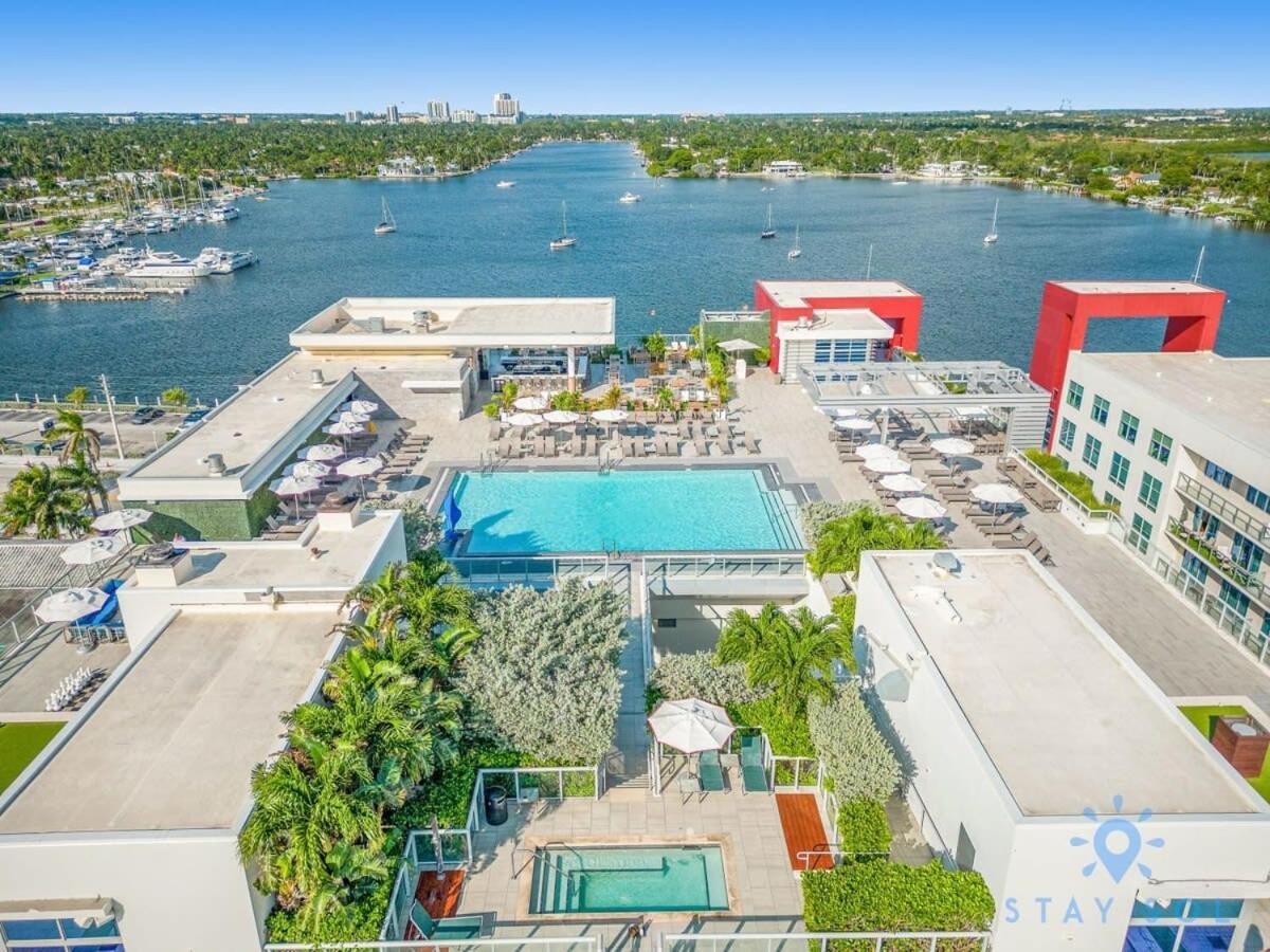 Tropical Oasis - Rooftop Pool- Near Beach - Gym Apartment Hollywood Exterior photo