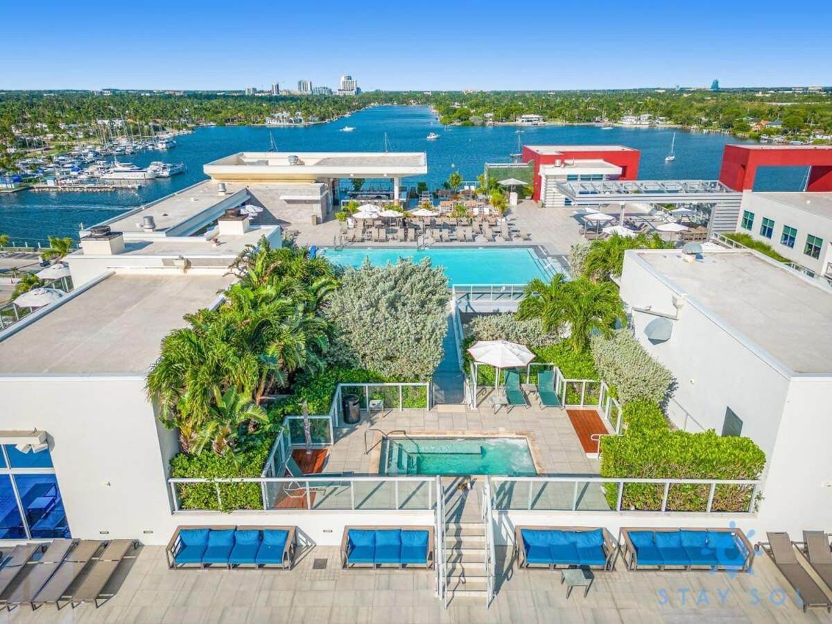 Tropical Oasis - Rooftop Pool- Near Beach - Gym Apartment Hollywood Exterior photo